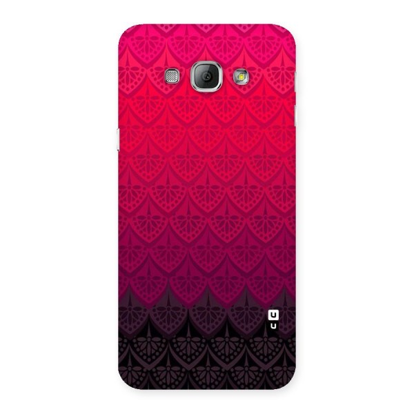 Shades Red Design Back Case for Galaxy A8