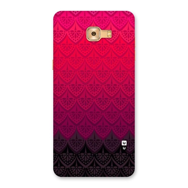 Shades Red Design Back Case for Galaxy C9 Pro