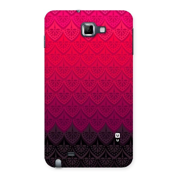 Shades Red Design Back Case for Galaxy Note
