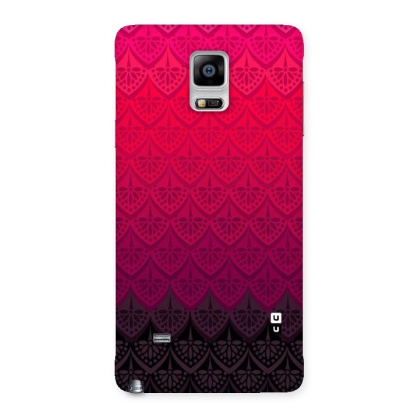 Shades Red Design Back Case for Galaxy Note 4