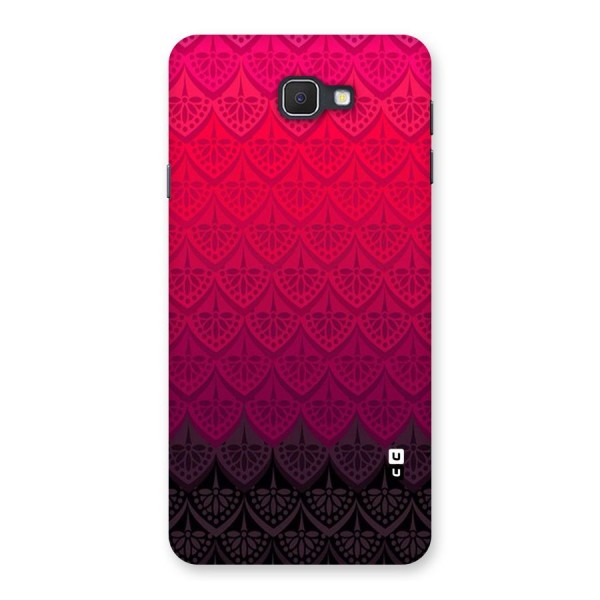 Shades Red Design Back Case for Galaxy On7 2016