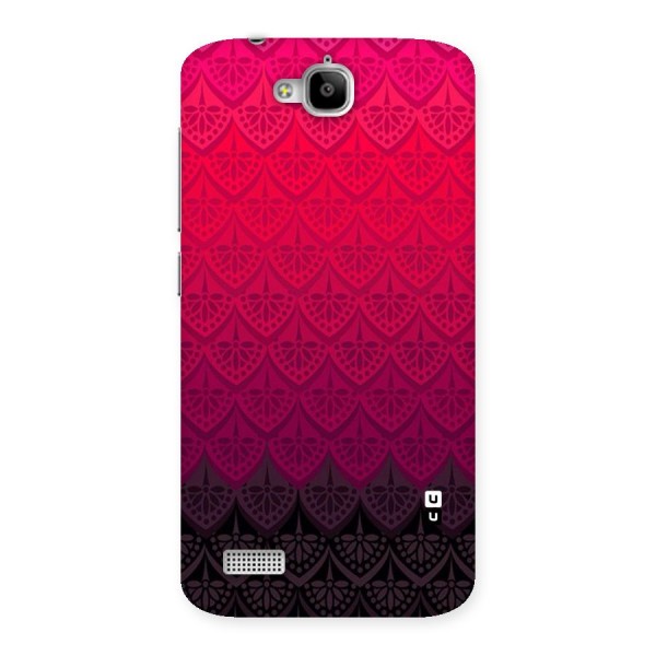 Shades Red Design Back Case for Honor Holly