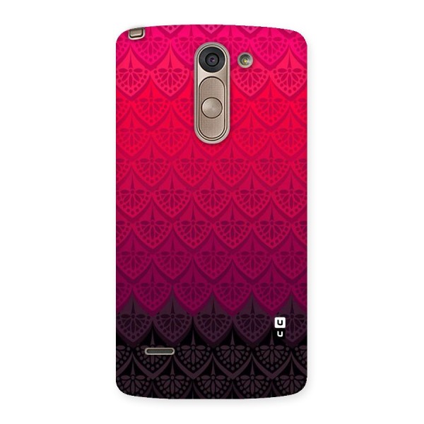 Shades Red Design Back Case for LG G3 Stylus