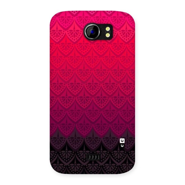 Shades Red Design Back Case for Micromax Canvas 2 A110