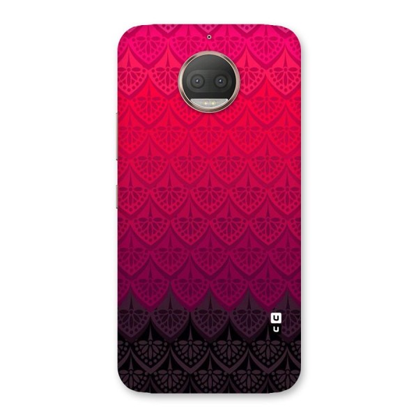 Shades Red Design Back Case for Moto G5s Plus
