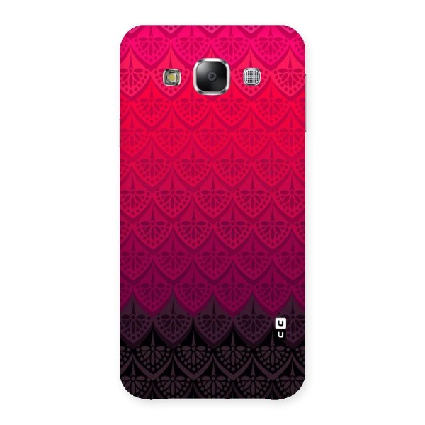 Shades Red Design Back Case for Samsung Galaxy E5