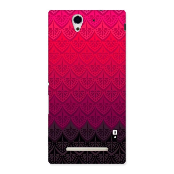 Shades Red Design Back Case for Sony Xperia C3