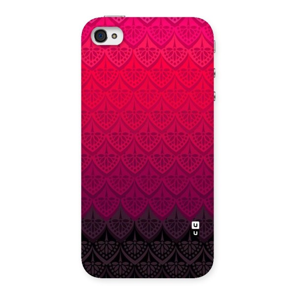 Shades Red Design Back Case for iPhone 4 4s