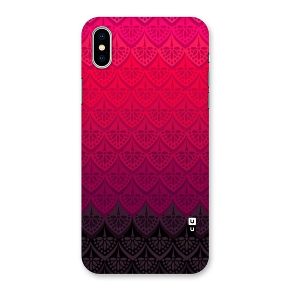Shades Red Design Back Case for iPhone X