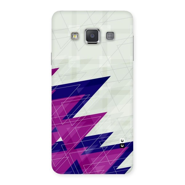 Sharp Abstract Design Back Case for Galaxy A3