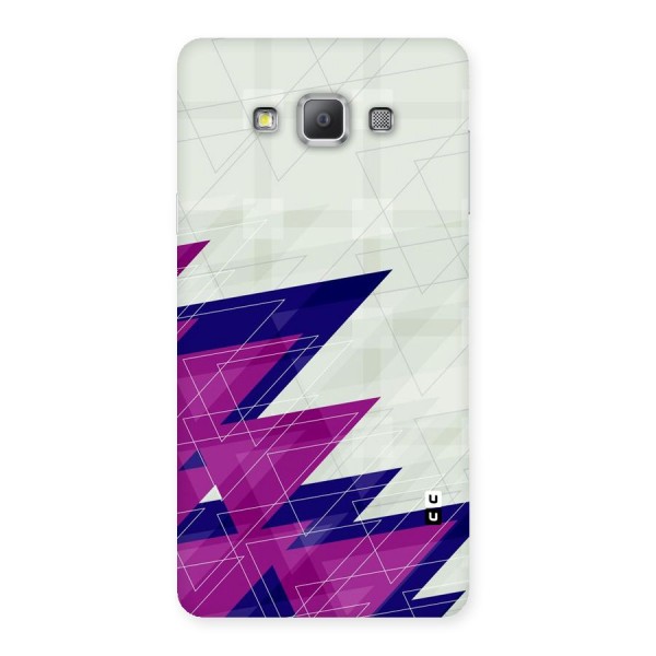 Sharp Abstract Design Back Case for Galaxy A7