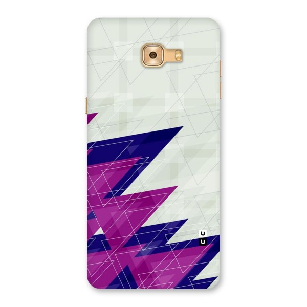 Sharp Abstract Design Back Case for Galaxy C9 Pro