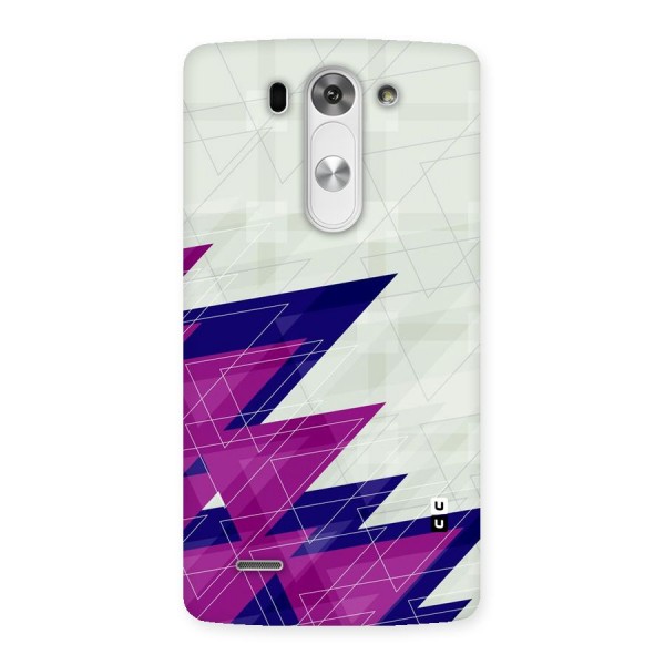 Sharp Abstract Design Back Case for LG G3 Beat