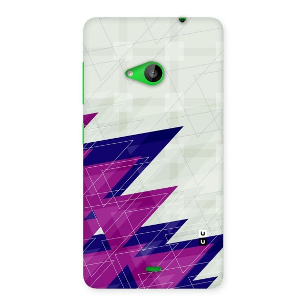 Sharp Abstract Design Back Case for Lumia 535