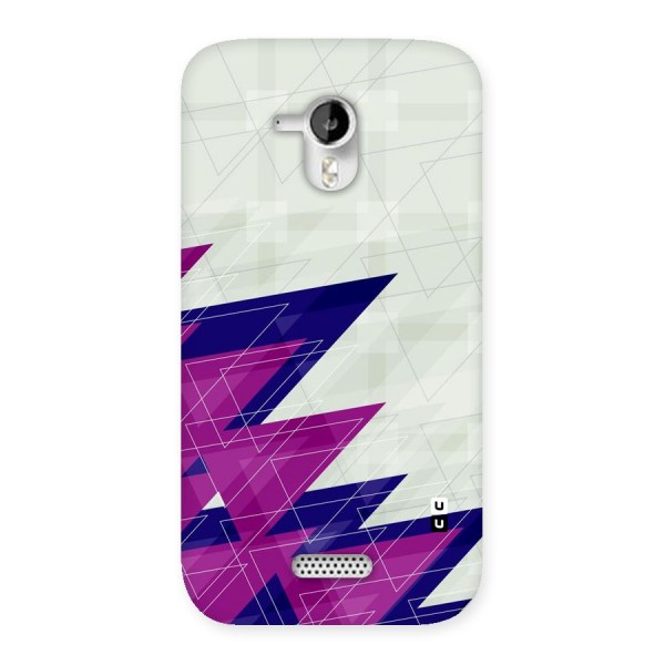 Sharp Abstract Design Back Case for Micromax Canvas HD A116