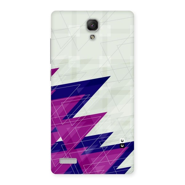 Sharp Abstract Design Back Case for Redmi Note