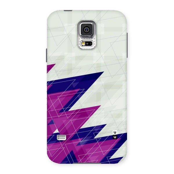 Sharp Abstract Design Back Case for Samsung Galaxy S5