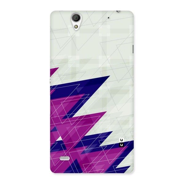 Sharp Abstract Design Back Case for Sony Xperia C4