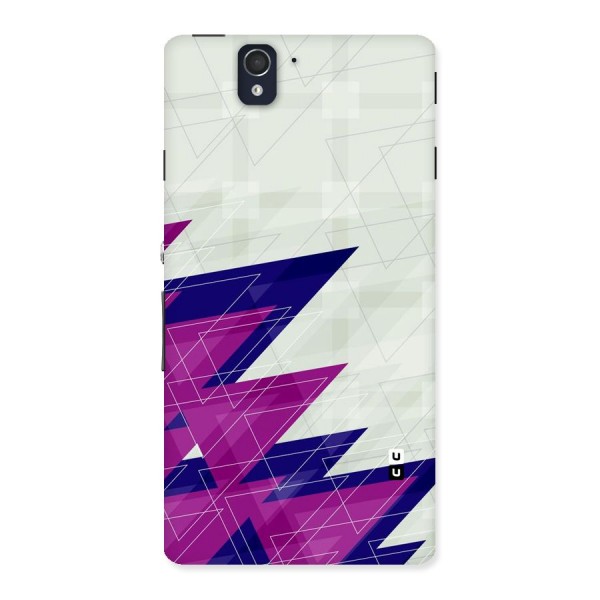 Sharp Abstract Design Back Case for Sony Xperia Z