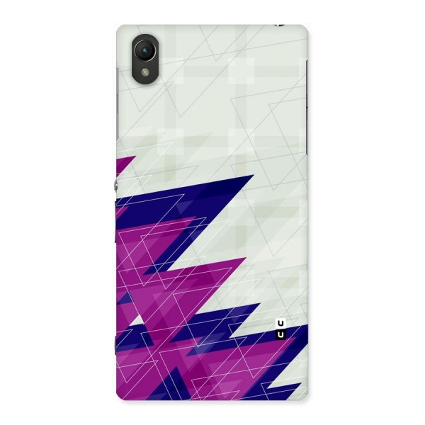 Sharp Abstract Design Back Case for Sony Xperia Z1