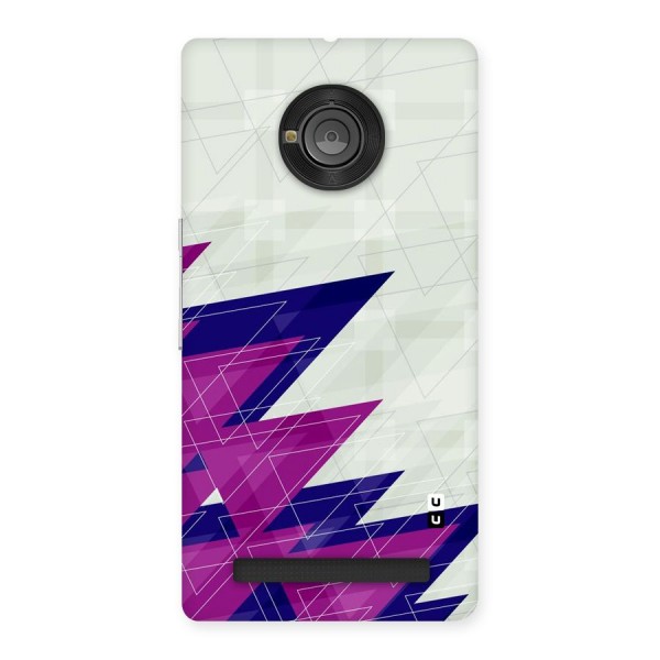 Sharp Abstract Design Back Case for Yu Yunique