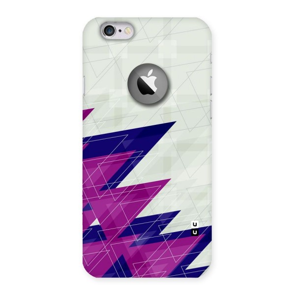 Sharp Abstract Design Back Case for iPhone 6 Logo Cut