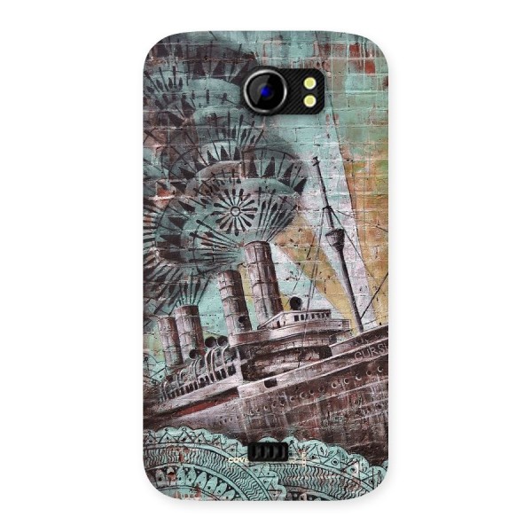 Ship Art Back Case for Micromax Canvas 2 A110