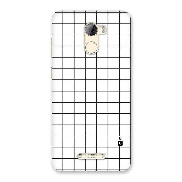 Simple Checks Back Case for Gionee A1 LIte