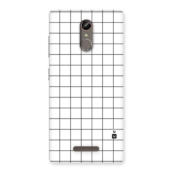 Simple Checks Back Case for Gionee S6s