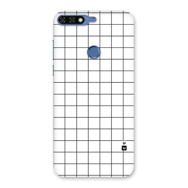 Simple Checks Back Case for Honor 7C