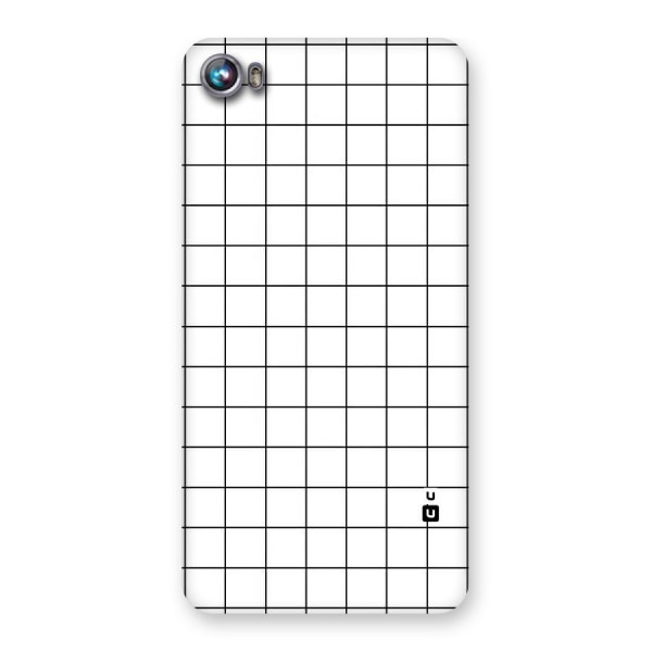 Simple Checks Back Case for Micromax Canvas Fire 4 A107
