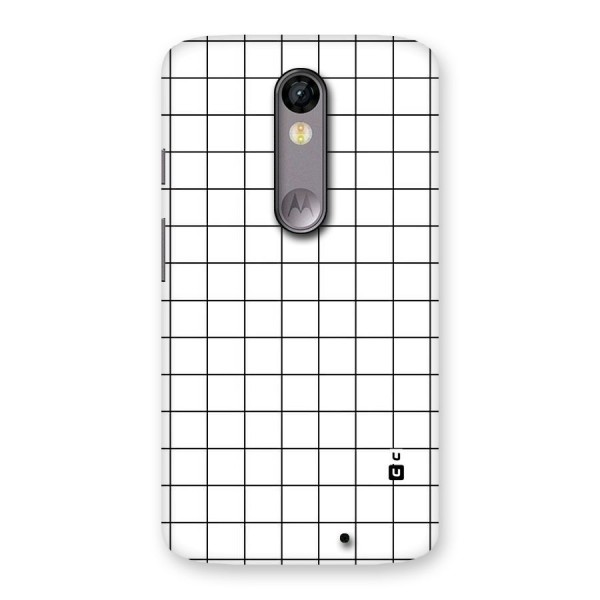 Simple Checks Back Case for Moto X Force