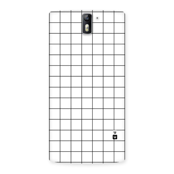 Simple Checks Back Case for One Plus One
