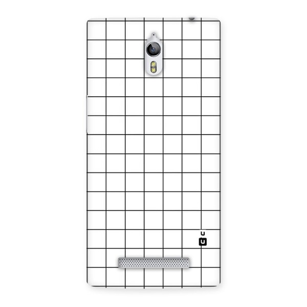 Simple Checks Back Case for Oppo Find 7