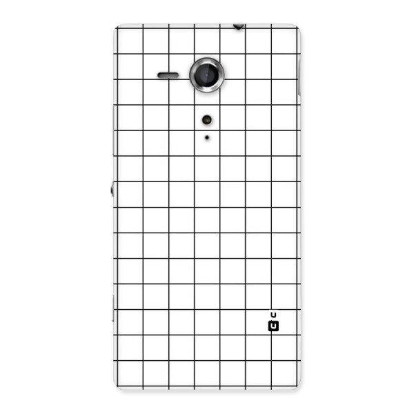 Simple Checks Back Case for Sony Xperia SP