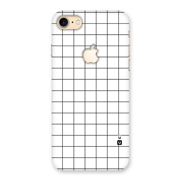 Simple Checks Back Case for iPhone 7 Apple Cut