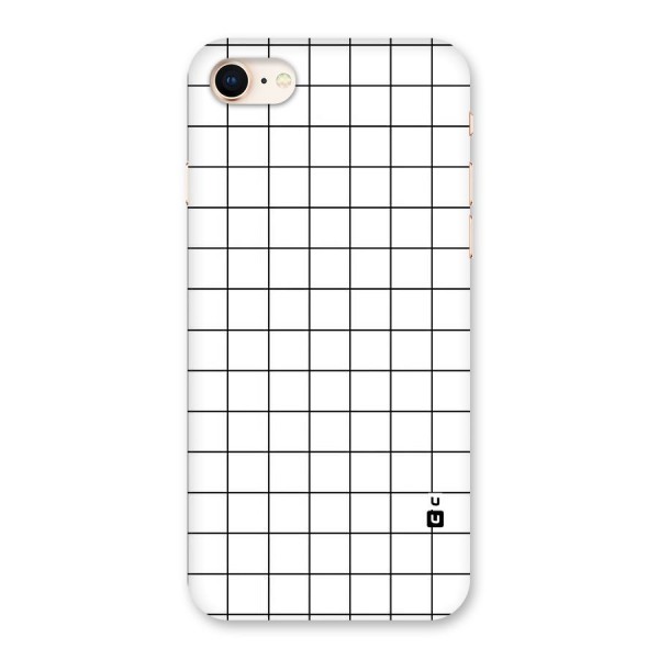 Simple Checks Back Case for iPhone 8