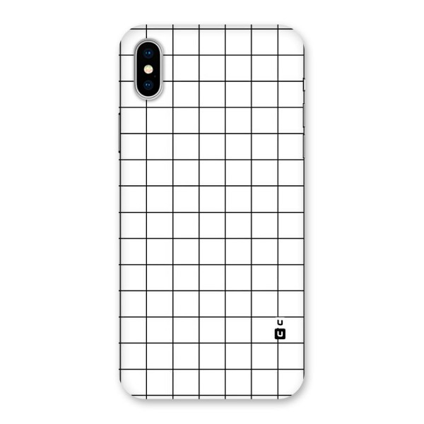 Simple Checks Back Case for iPhone X