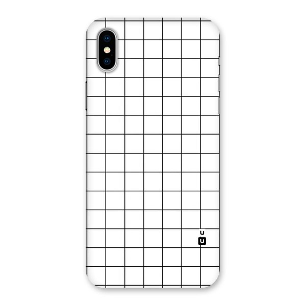 Simple Checks Back Case for iPhone XS