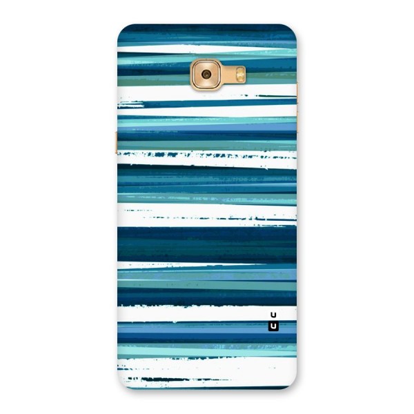 Simple Soothing Lines Back Case for Galaxy C9 Pro