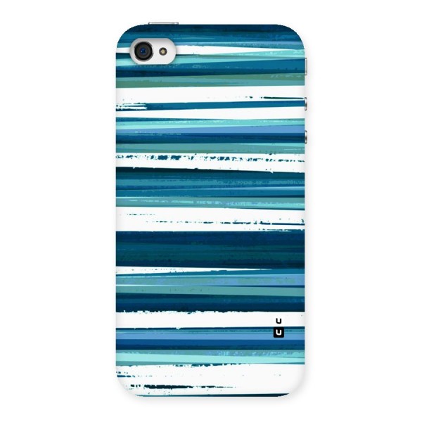 Simple Soothing Lines Back Case for iPhone 4 4s