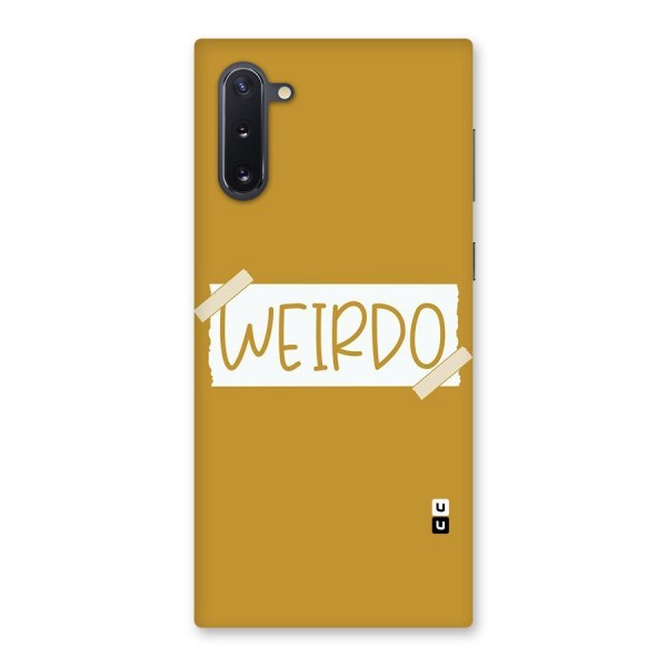 Simple Weirdo Back Case for Galaxy Note 10