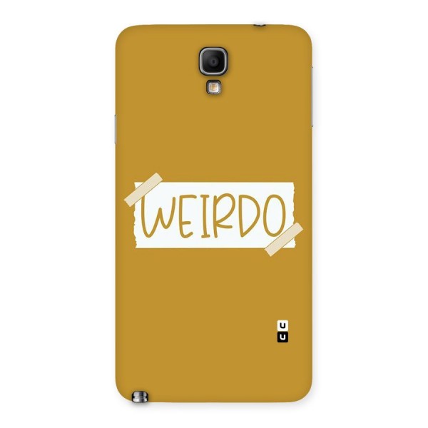 Simple Weirdo Back Case for Galaxy Note 3 Neo