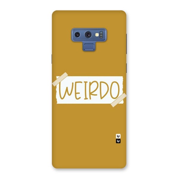 Simple Weirdo Back Case for Galaxy Note 9