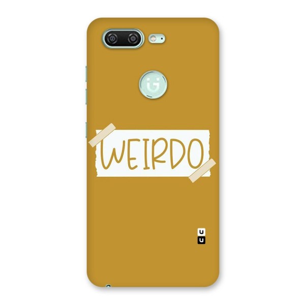 Simple Weirdo Back Case for Gionee S10