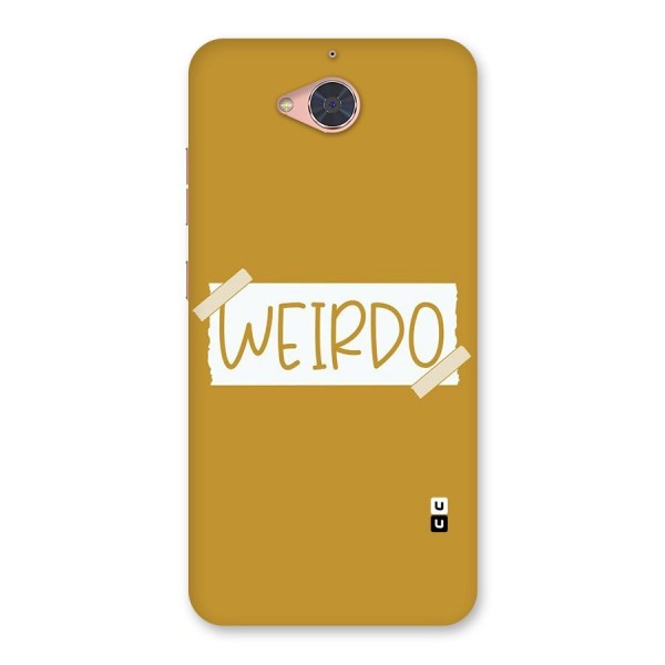 Simple Weirdo Back Case for Gionee S6 Pro