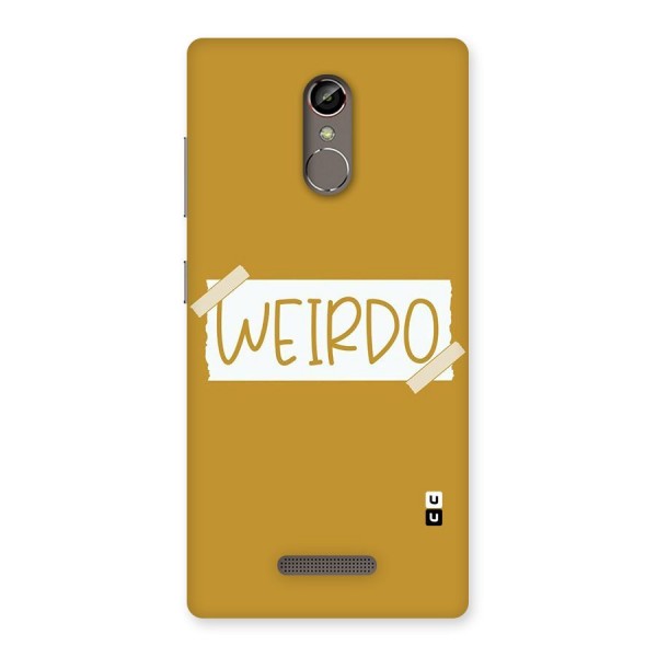Simple Weirdo Back Case for Gionee S6s