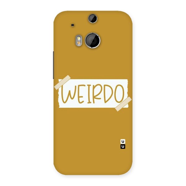 Simple Weirdo Back Case for HTC One M8