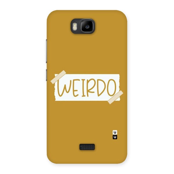 Simple Weirdo Back Case for Honor Bee