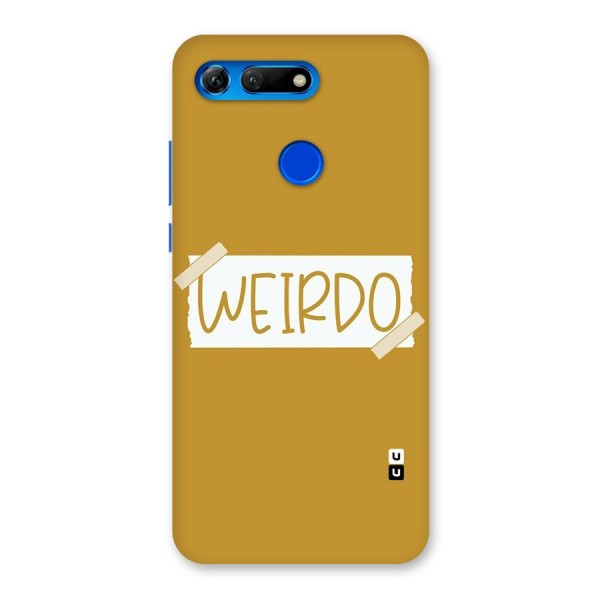 Simple Weirdo Back Case for Honor View 20